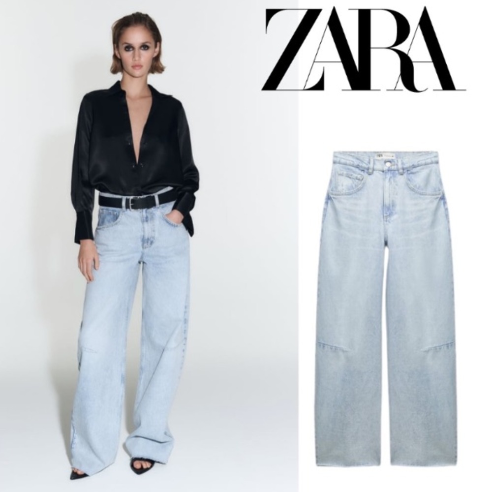 Zara | NWT wide leg ballon jeans